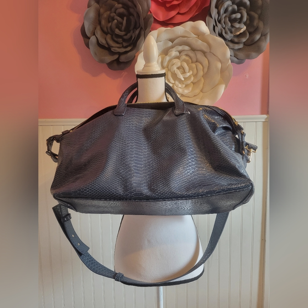 Lulu Dharma Vegan Leather Duffel Bag NWOT
